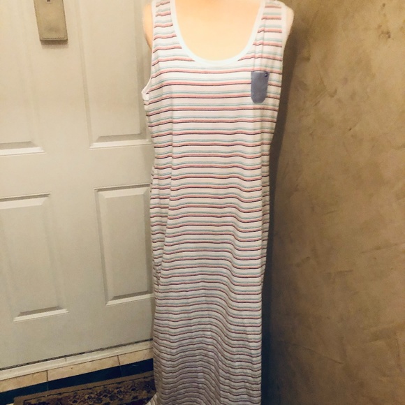 NWT~TOMMY Hilfiger~Super Soft Striped Maxi Dress - Picture 2 of 9